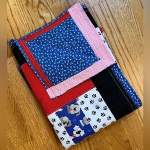 DOG quilt or lap quilt hand crafted NEW